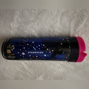 Japan Exclusive Starbucks Cat  Midnight Blue w/Pink Top